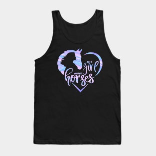 Just A Girl Who Loves Horses Tank Top